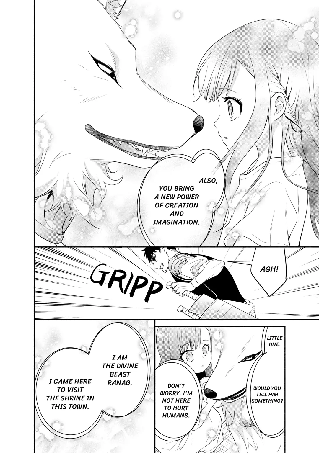 Tensei Youjo. Kamikemono to Ouji to, Saikyou no Ojisan Youhei-dan no Naka de Ikiru Chapter 1 - Page 18