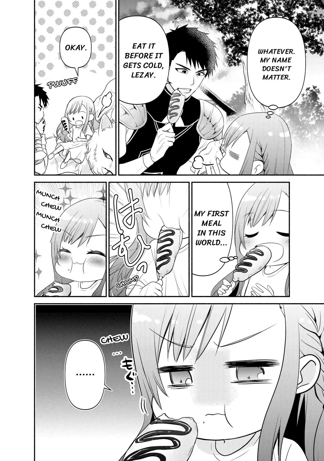 Tensei Youjo. Kamikemono to Ouji to, Saikyou no Ojisan Youhei-dan no Naka de Ikiru Chapter 1 - Page 28