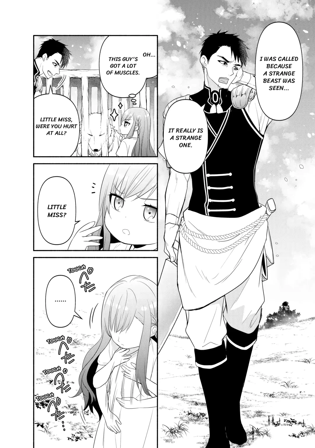 Tensei Youjo. Kamikemono to Ouji to, Saikyou no Ojisan Youhei-dan no Naka de Ikiru Chapter 1 - Page 6