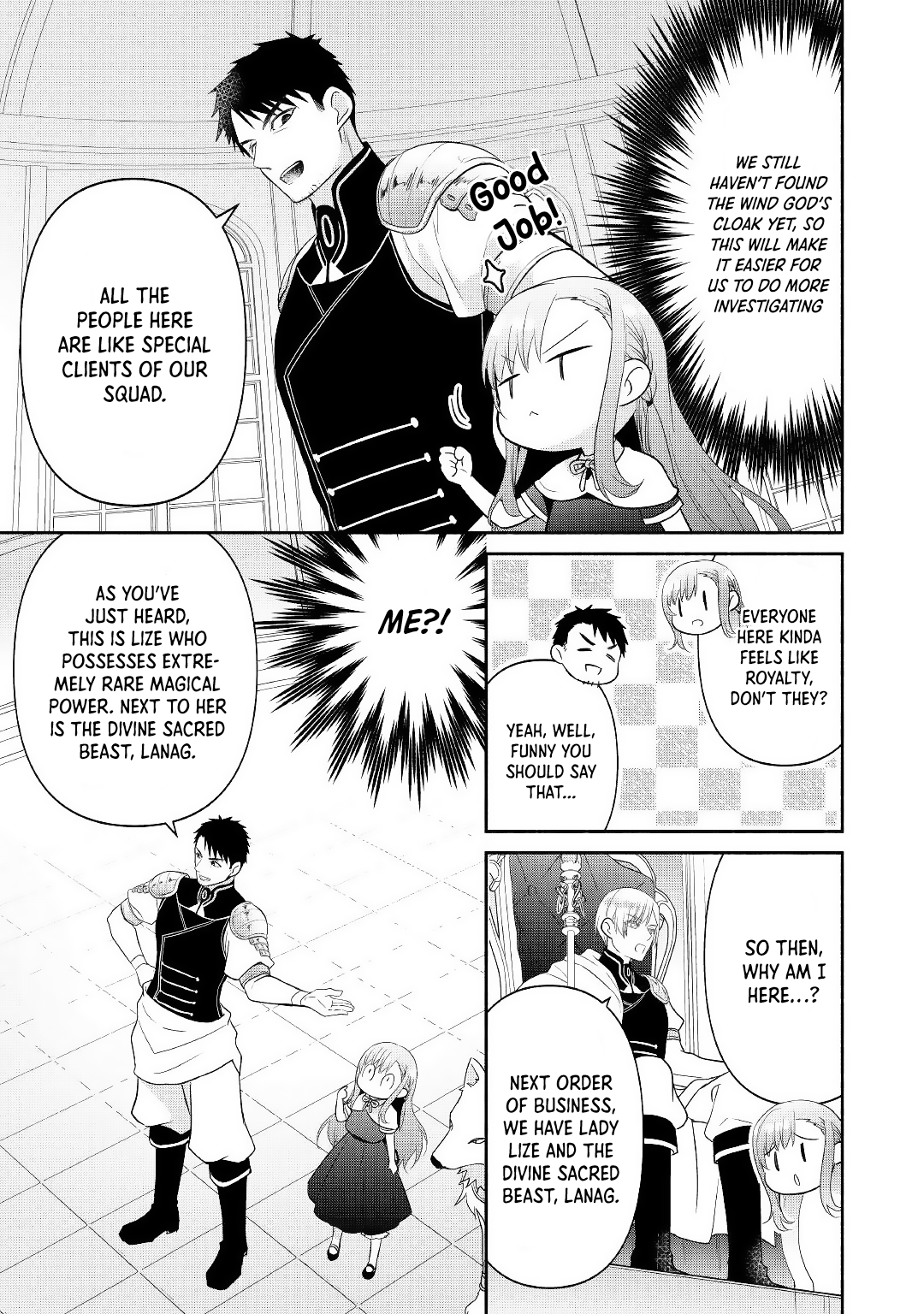 Tensei Youjo. Kamikemono to Ouji to, Saikyou no Ojisan Youhei-dan no Naka de Ikiru Chapter 10.1 - Page 7