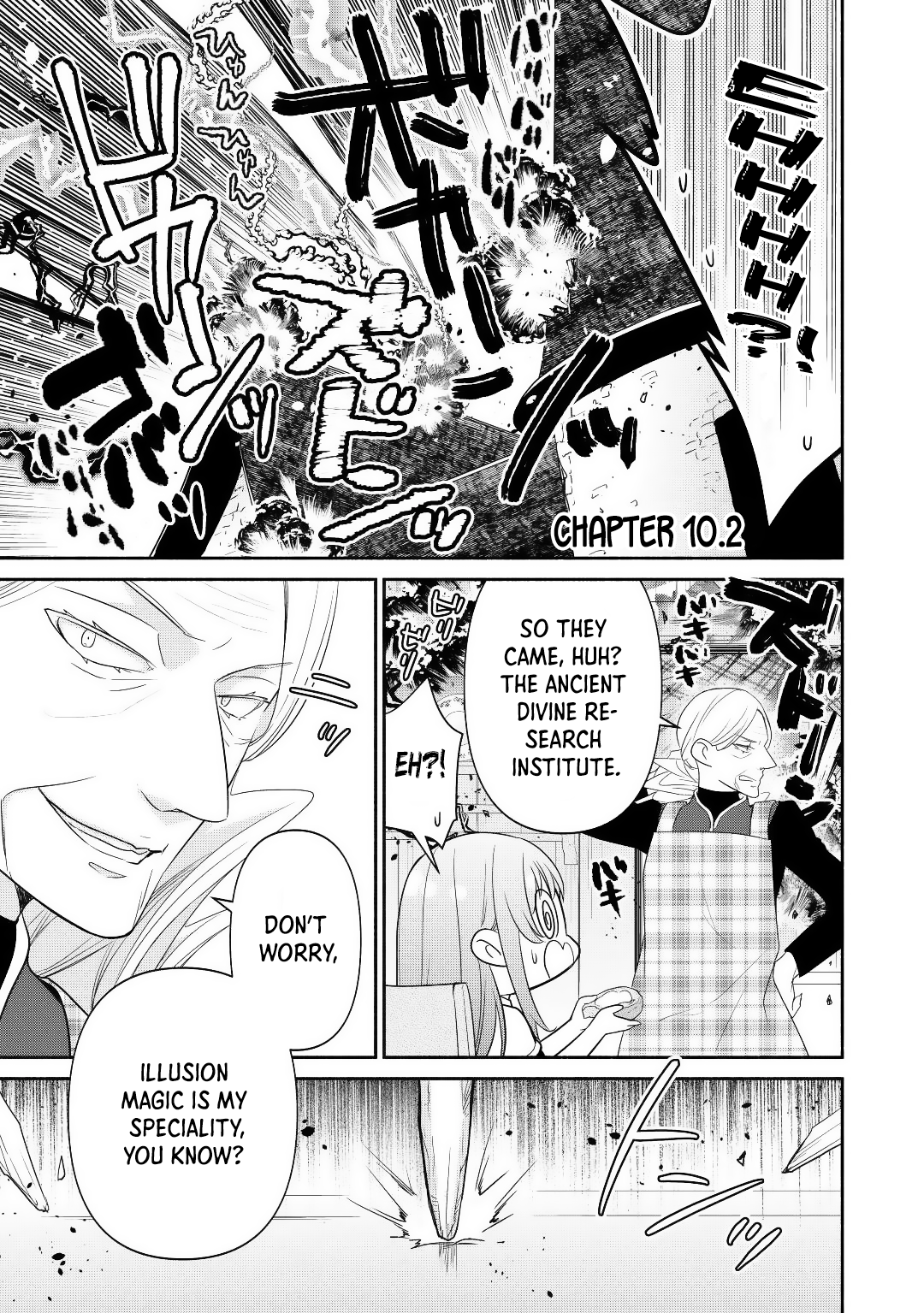 Tensei Youjo. Kamikemono to Ouji to, Saikyou no Ojisan Youhei-dan no Naka de Ikiru Chapter 10.2 - Page 1