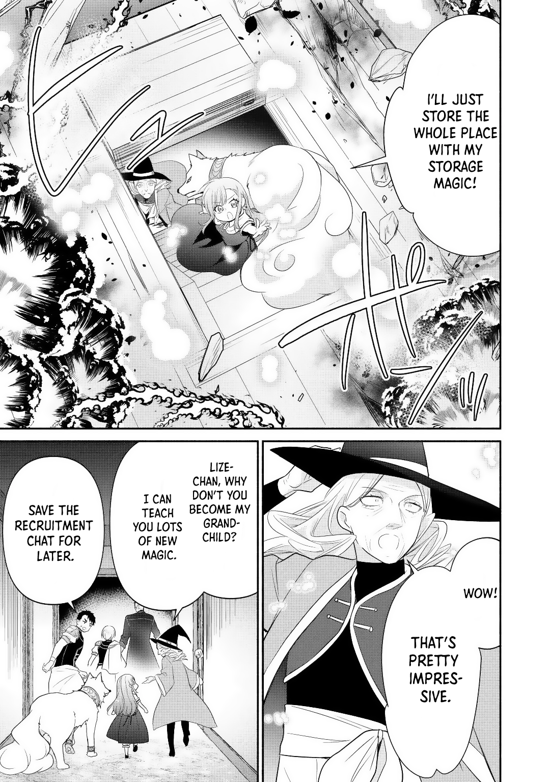 Tensei Youjo. Kamikemono to Ouji to, Saikyou no Ojisan Youhei-dan no Naka de Ikiru Chapter 10.2 - Page 3