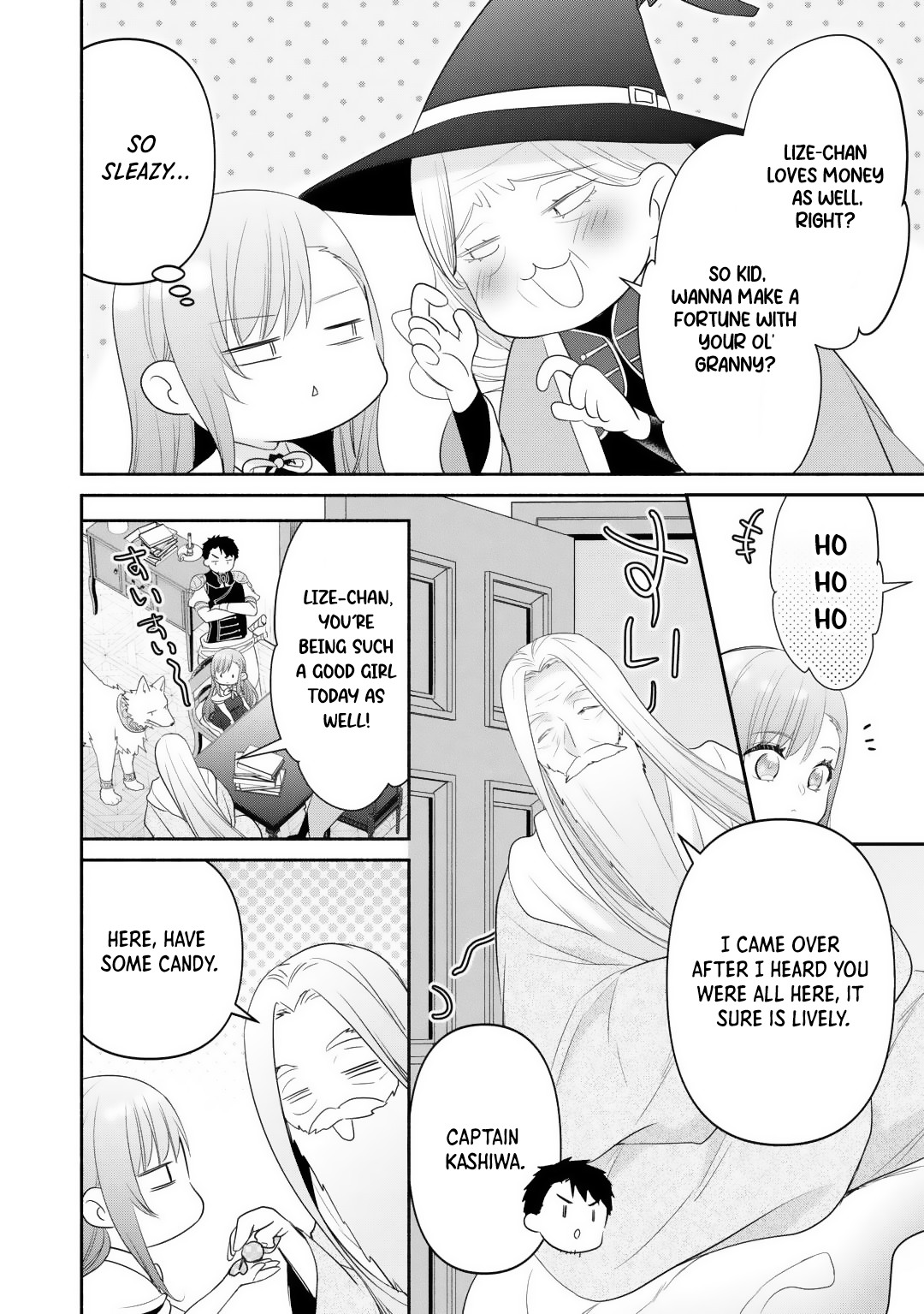 Tensei Youjo. Kamikemono to Ouji to, Saikyou no Ojisan Youhei-dan no Naka de Ikiru Chapter 14 - Page 2