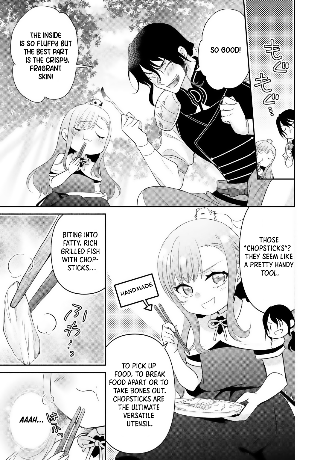 Tensei Youjo. Kamikemono to Ouji to, Saikyou no Ojisan Youhei-dan no Naka de Ikiru Chapter 14 - Page 11