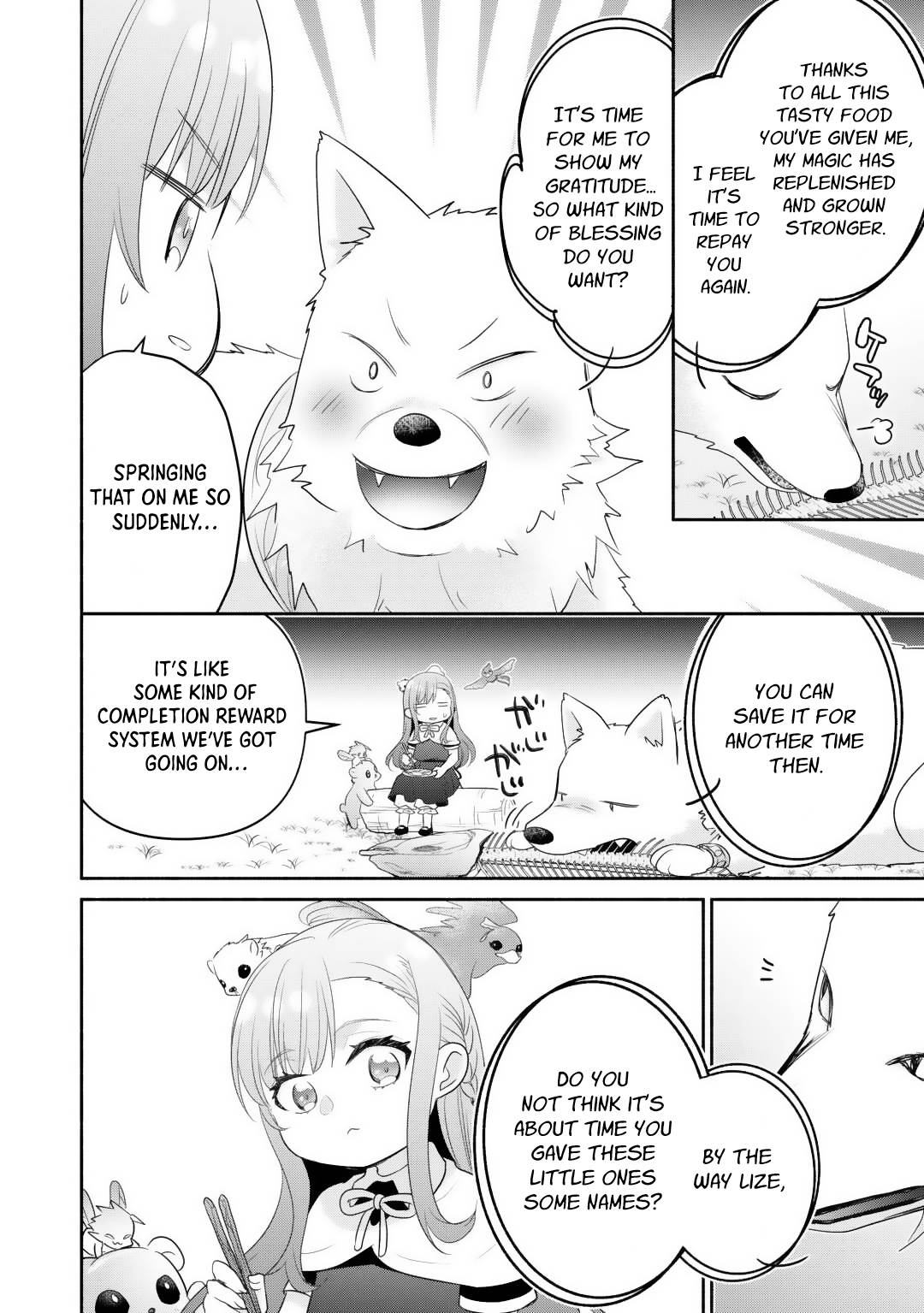 Tensei Youjo. Kamikemono to Ouji to, Saikyou no Ojisan Youhei-dan no Naka de Ikiru Chapter 14 - Page 14
