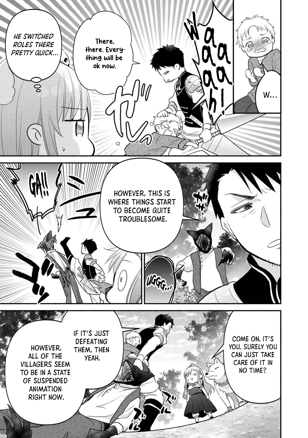Tensei Youjo. Kamikemono to Ouji to, Saikyou no Ojisan Youhei-dan no Naka de Ikiru Chapter 15 - Page 3