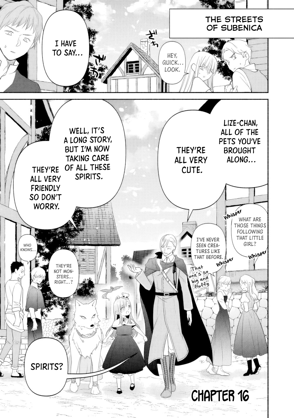 Tensei Youjo. Kamikemono to Ouji to, Saikyou no Ojisan Youhei-dan no Naka de Ikiru Chapter 16 - Page 1