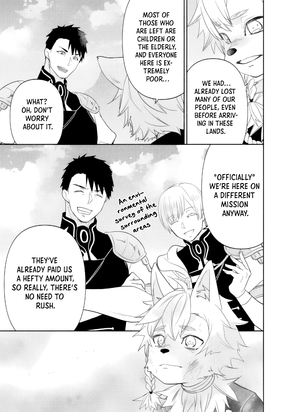 Tensei Youjo. Kamikemono to Ouji to, Saikyou no Ojisan Youhei-dan no Naka de Ikiru Chapter 18 - Page 17