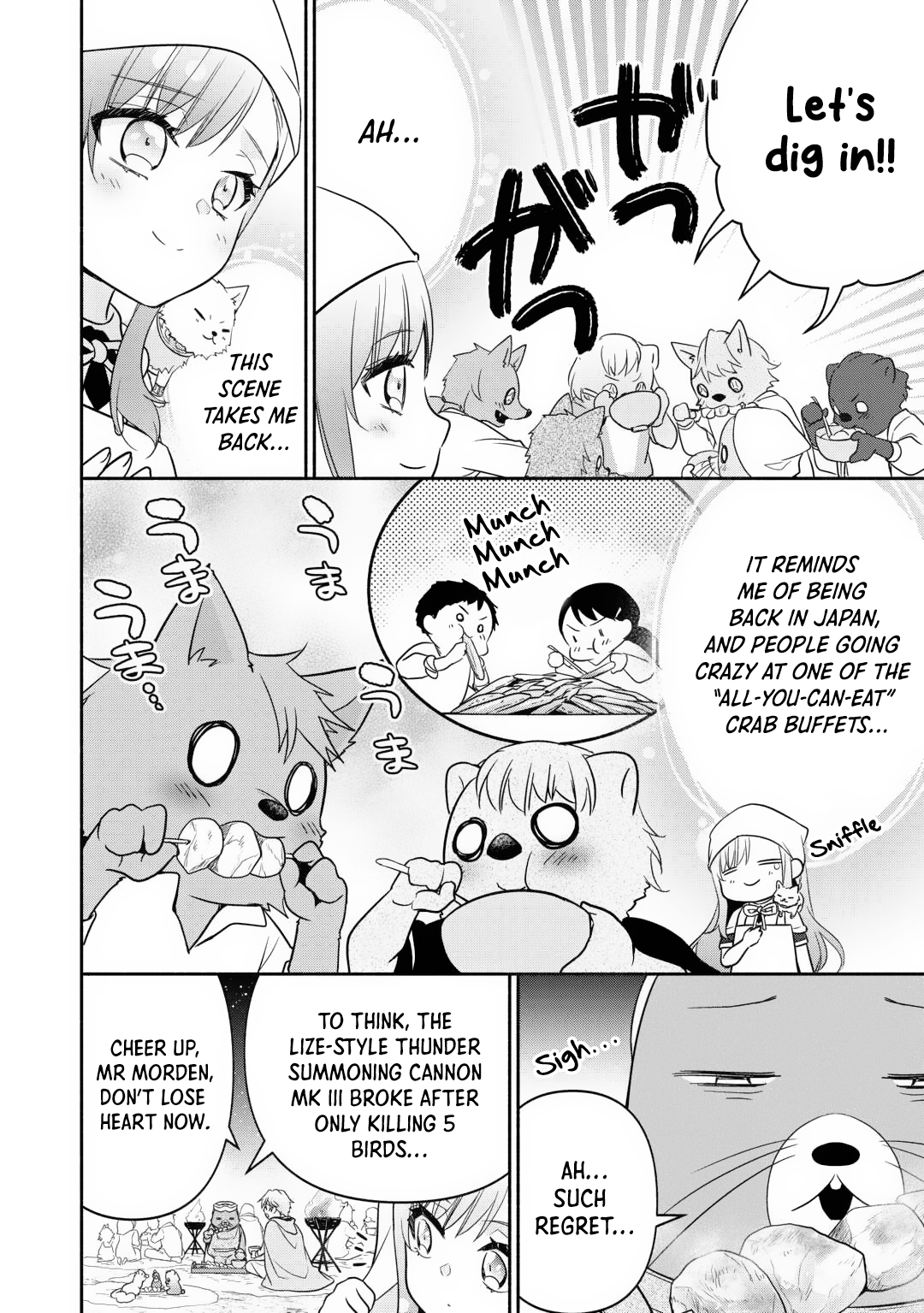 Tensei Youjo. Kamikemono to Ouji to, Saikyou no Ojisan Youhei-dan no Naka de Ikiru Chapter 19 - Page 2