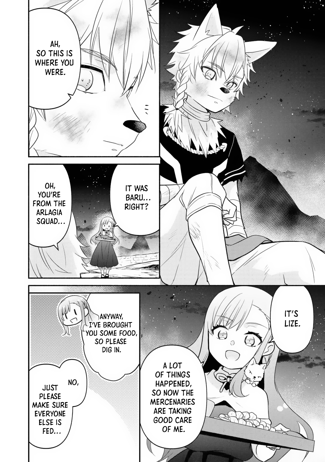 Tensei Youjo. Kamikemono to Ouji to, Saikyou no Ojisan Youhei-dan no Naka de Ikiru Chapter 19 - Page 4