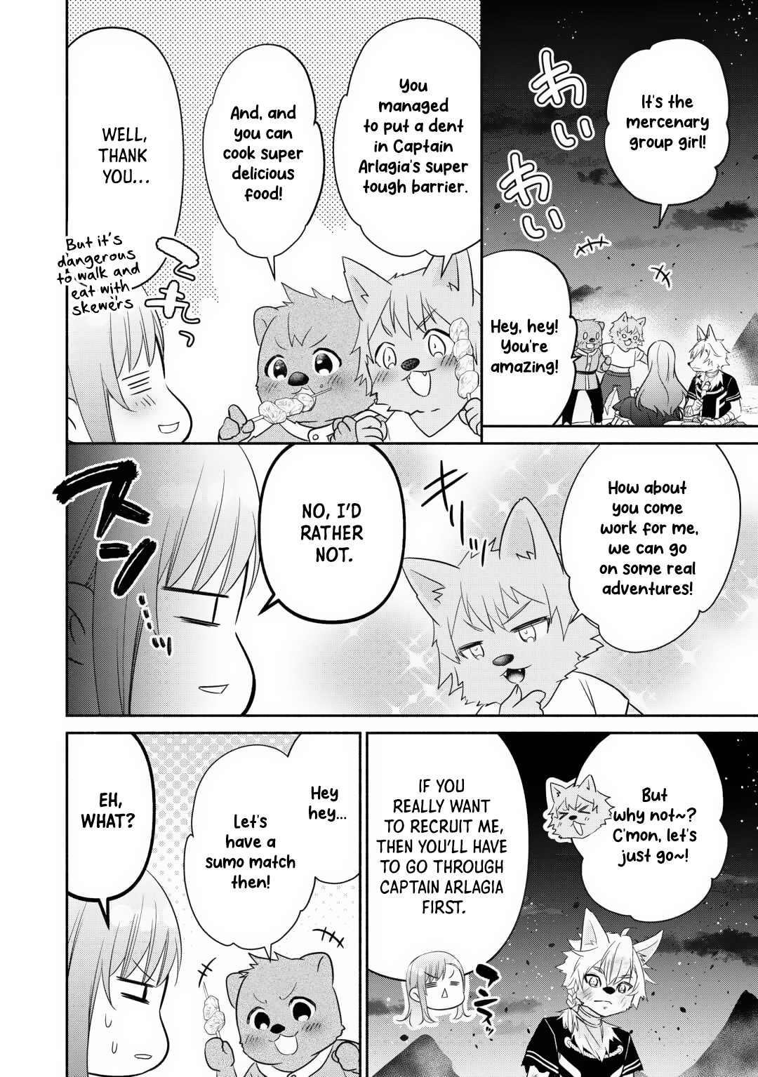 Tensei Youjo. Kamikemono to Ouji to, Saikyou no Ojisan Youhei-dan no Naka de Ikiru Chapter 19 - Page 8