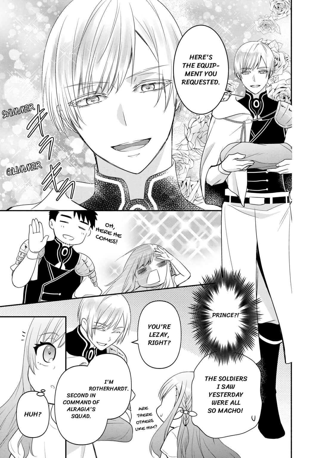 Tensei Youjo. Kamikemono to Ouji to, Saikyou no Ojisan Youhei-dan no Naka de Ikiru Chapter 2 - Page 11