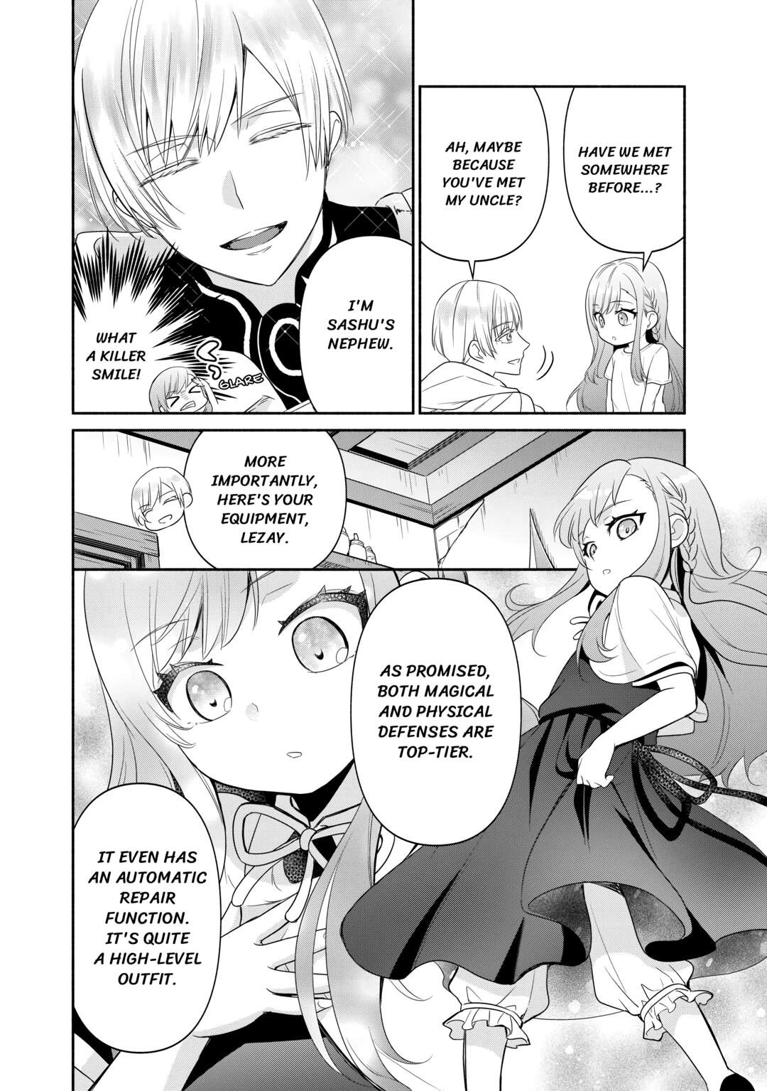 Tensei Youjo. Kamikemono to Ouji to, Saikyou no Ojisan Youhei-dan no Naka de Ikiru Chapter 2 - Page 12