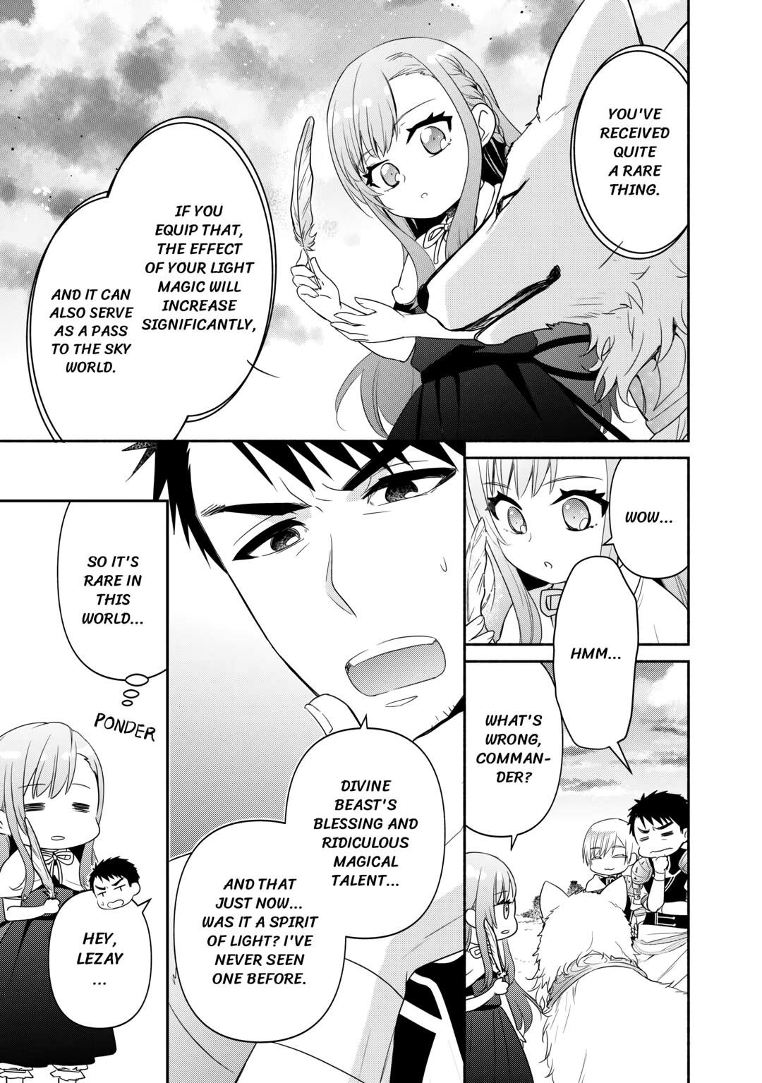 Tensei Youjo. Kamikemono to Ouji to, Saikyou no Ojisan Youhei-dan no Naka de Ikiru Chapter 2 - Page 27