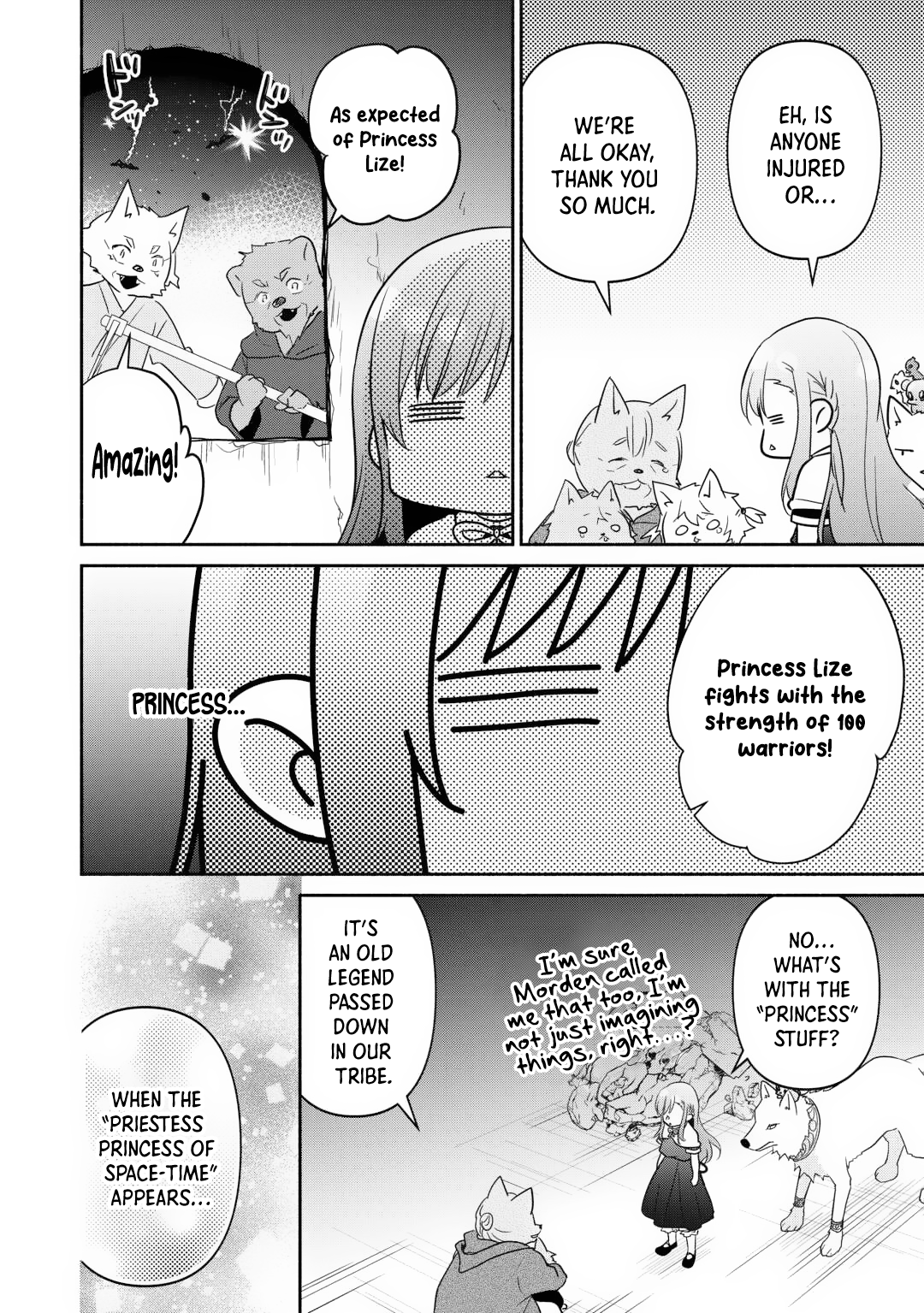 Tensei Youjo. Kamikemono to Ouji to, Saikyou no Ojisan Youhei-dan no Naka de Ikiru Chapter 21 - Page 13