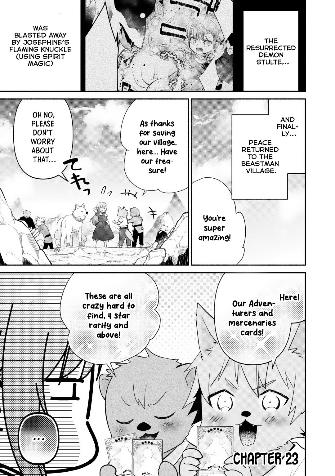 Tensei Youjo. Kamikemono to Ouji to, Saikyou no Ojisan Youhei-dan no Naka de Ikiru Chapter 23 - Page 2