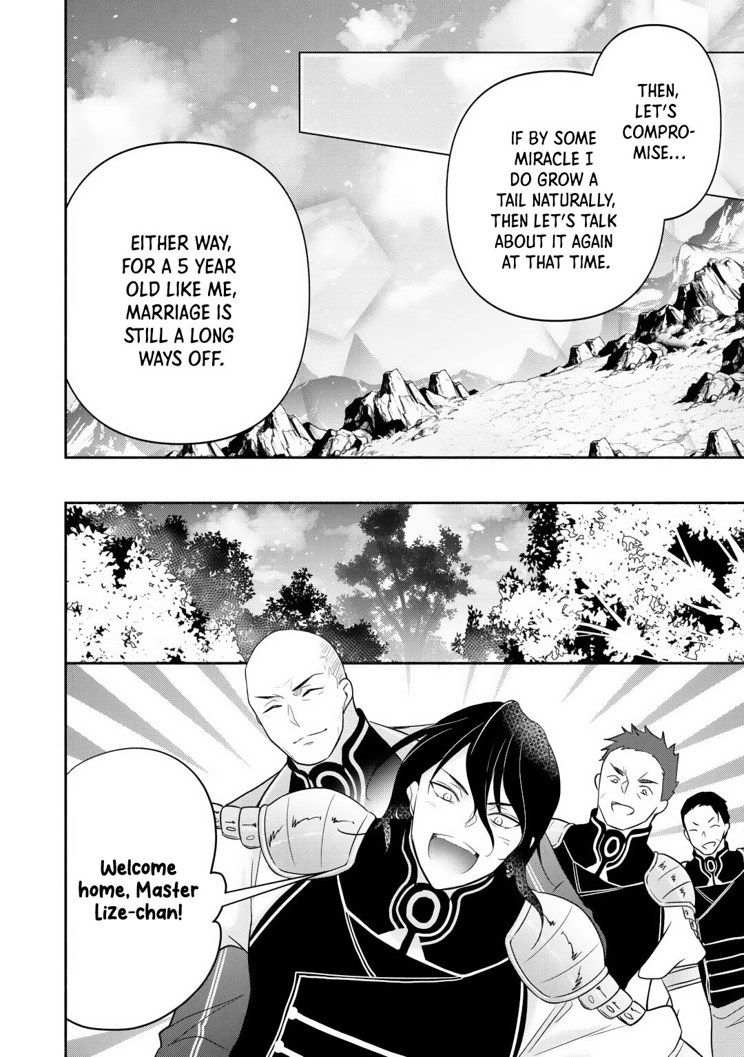 Tensei Youjo. Kamikemono to Ouji to, Saikyou no Ojisan Youhei-dan no Naka de Ikiru Chapter 23 - Page 11
