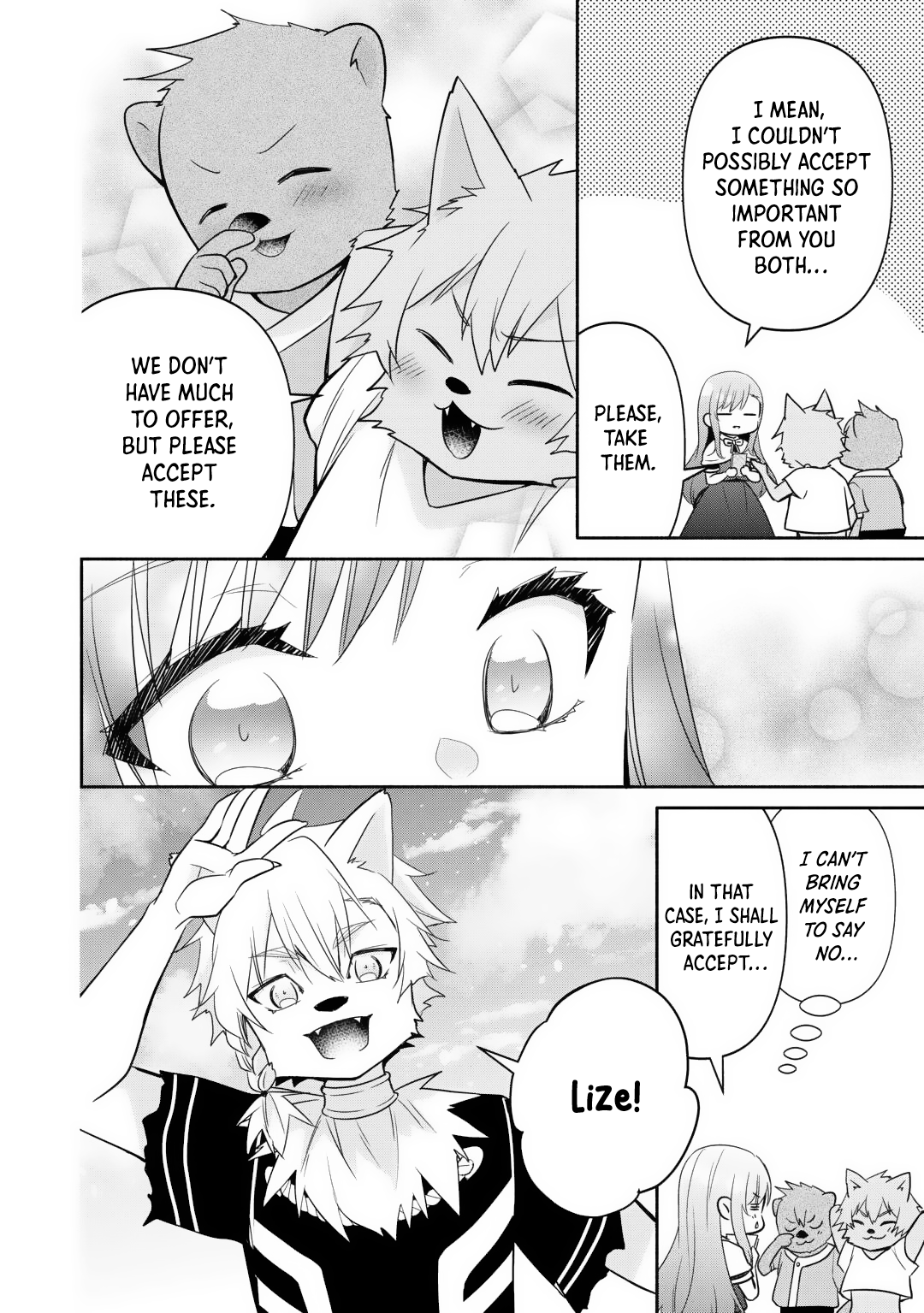 Tensei Youjo. Kamikemono to Ouji to, Saikyou no Ojisan Youhei-dan no Naka de Ikiru Chapter 23 - Page 3