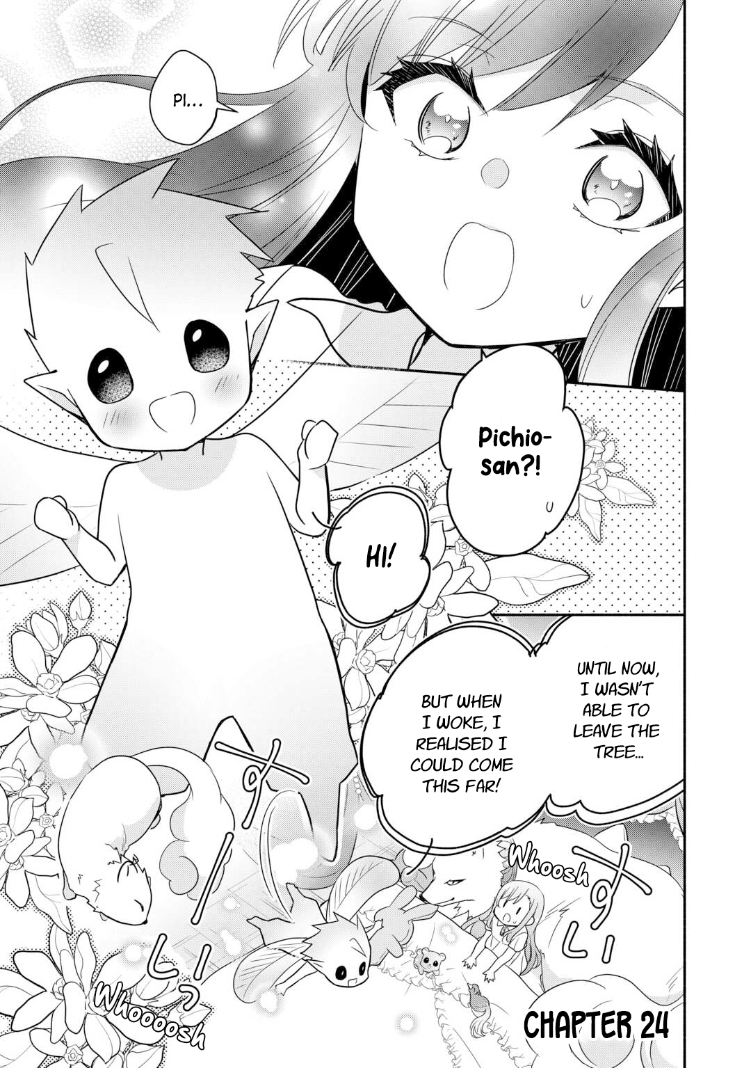Tensei Youjo. Kamikemono to Ouji to, Saikyou no Ojisan Youhei-dan no Naka de Ikiru Chapter 24 - Page 1