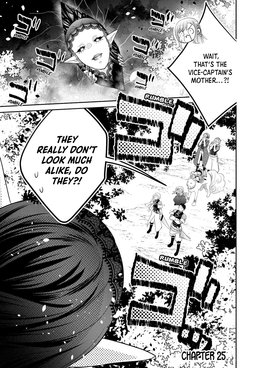 Tensei Youjo. Kamikemono to Ouji to, Saikyou no Ojisan Youhei-dan no Naka de Ikiru Chapter 25 - Page 1