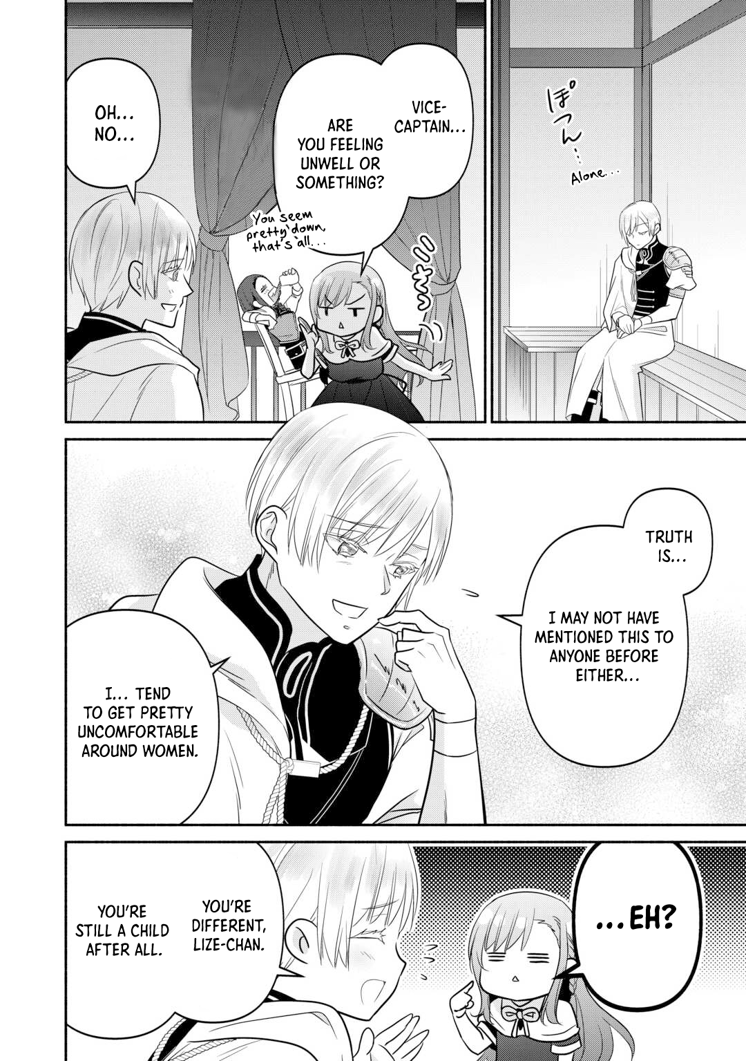 Tensei Youjo. Kamikemono to Ouji to, Saikyou no Ojisan Youhei-dan no Naka de Ikiru Chapter 25 - Page 14