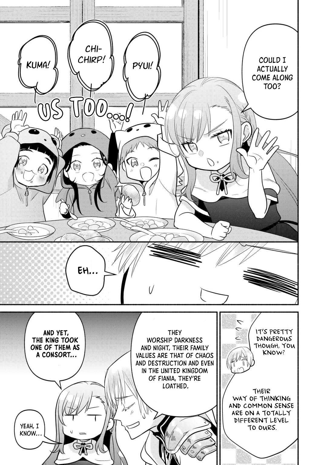 Tensei Youjo. Kamikemono to Ouji to, Saikyou no Ojisan Youhei-dan no Naka de Ikiru Chapter 25 - Page 9