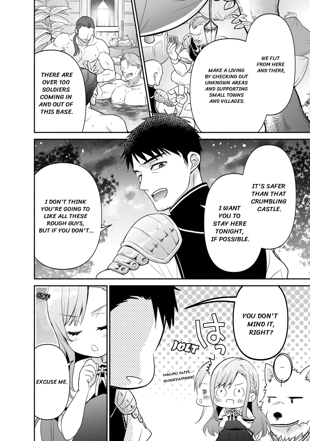 Tensei Youjo. Kamikemono to Ouji to, Saikyou no Ojisan Youhei-dan no Naka de Ikiru Chapter 3 - Page 4
