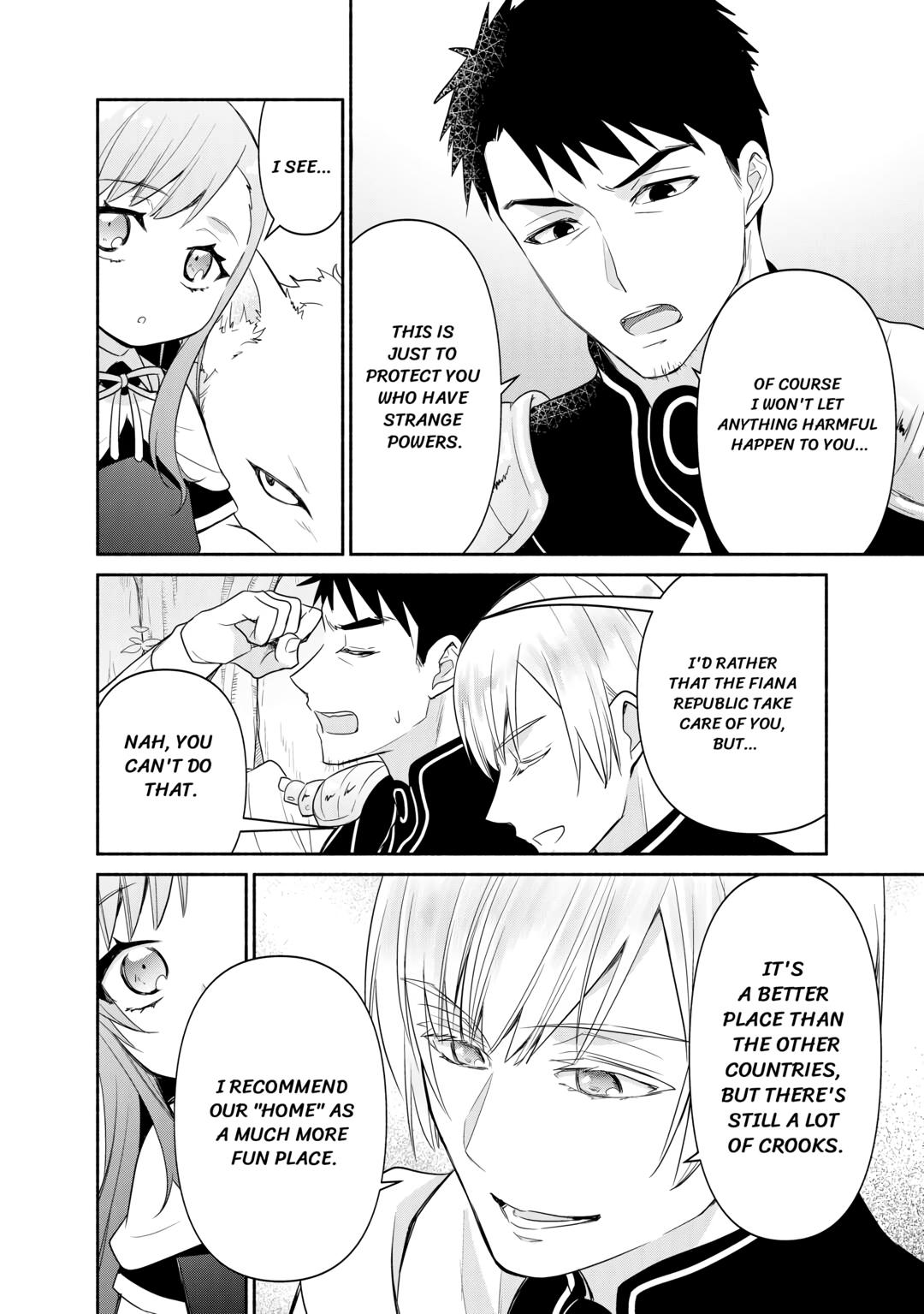 Tensei Youjo. Kamikemono to Ouji to, Saikyou no Ojisan Youhei-dan no Naka de Ikiru Chapter 3 - Page 8