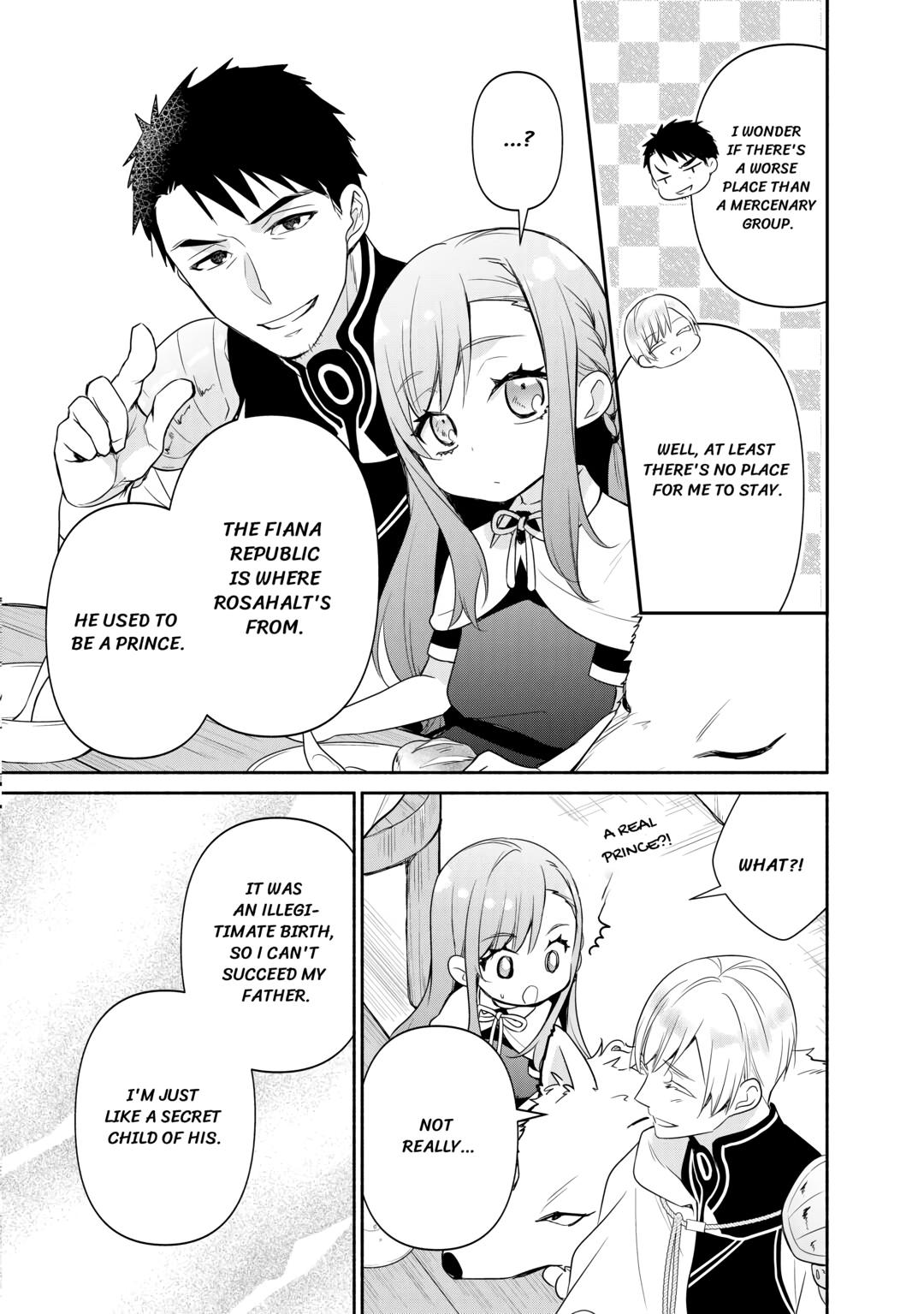 Tensei Youjo. Kamikemono to Ouji to, Saikyou no Ojisan Youhei-dan no Naka de Ikiru Chapter 3 - Page 9