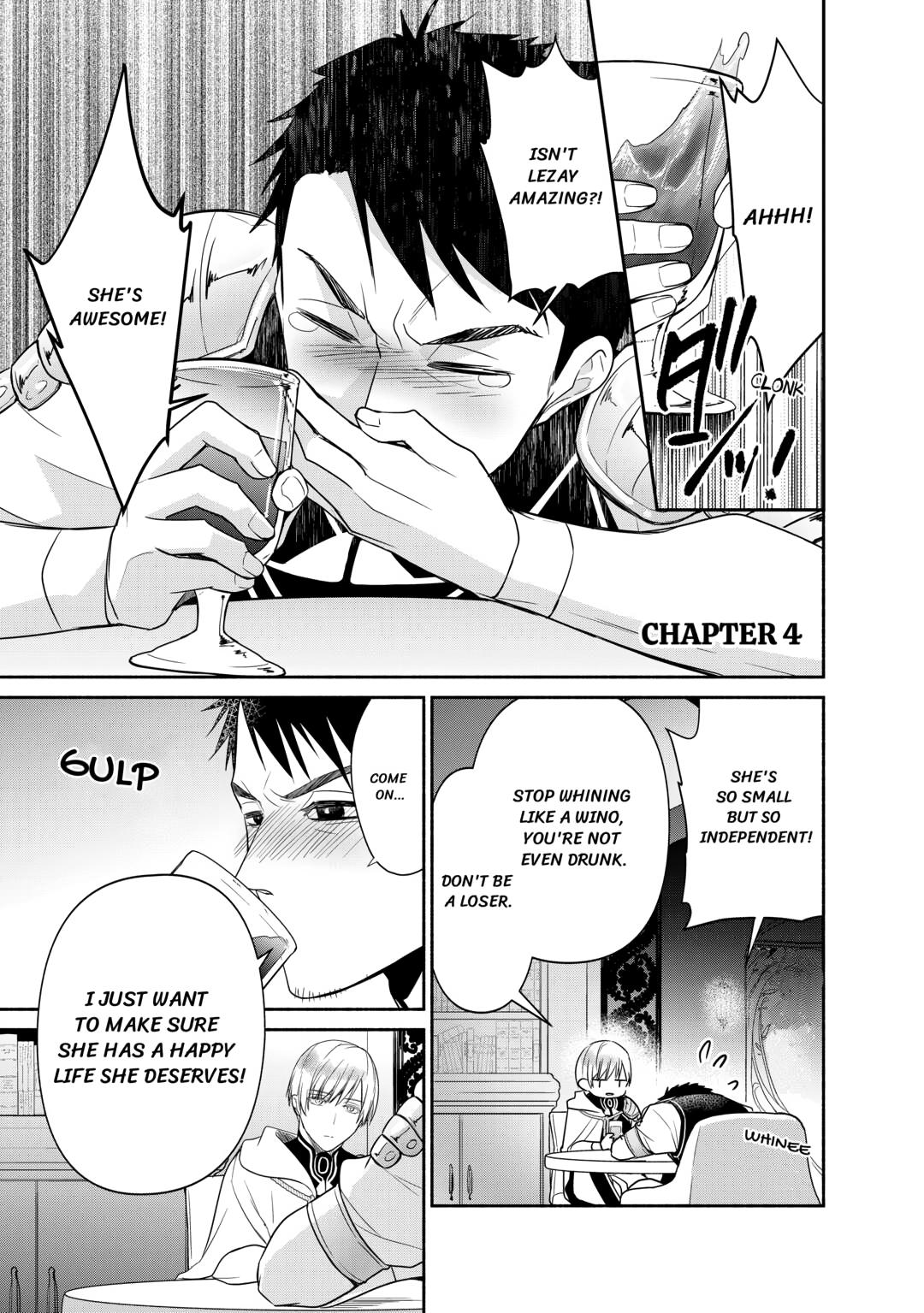 Tensei Youjo. Kamikemono to Ouji to, Saikyou no Ojisan Youhei-dan no Naka de Ikiru Chapter 4 - Page 1