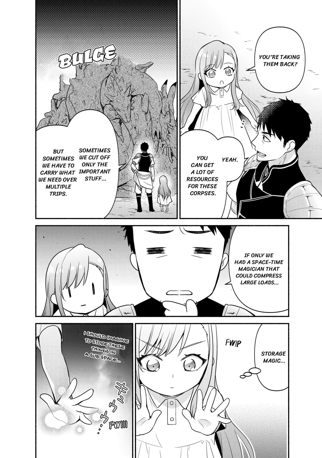 Tensei Youjo. Kamikemono to Ouji to, Saikyou no Ojisan Youhei-dan no Naka de Ikiru Chapter 4 - Page 12