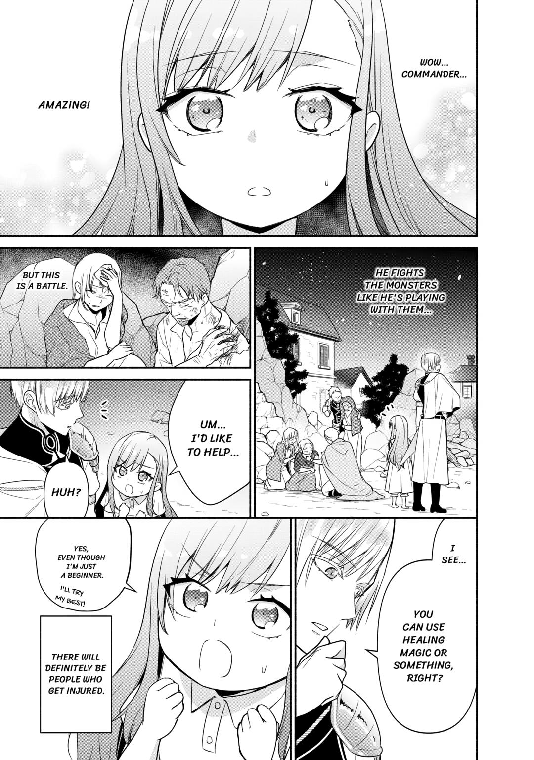 Tensei Youjo. Kamikemono to Ouji to, Saikyou no Ojisan Youhei-dan no Naka de Ikiru Chapter 4 - Page 9