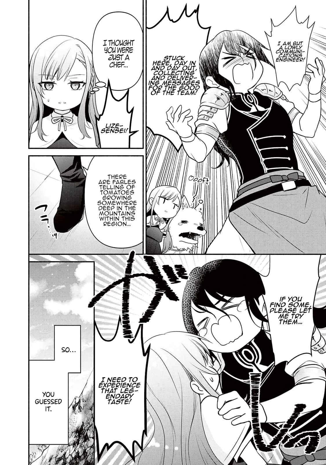 Tensei Youjo. Kamikemono to Ouji to, Saikyou no Ojisan Youhei-dan no Naka de Ikiru Chapter 5 - Page 2