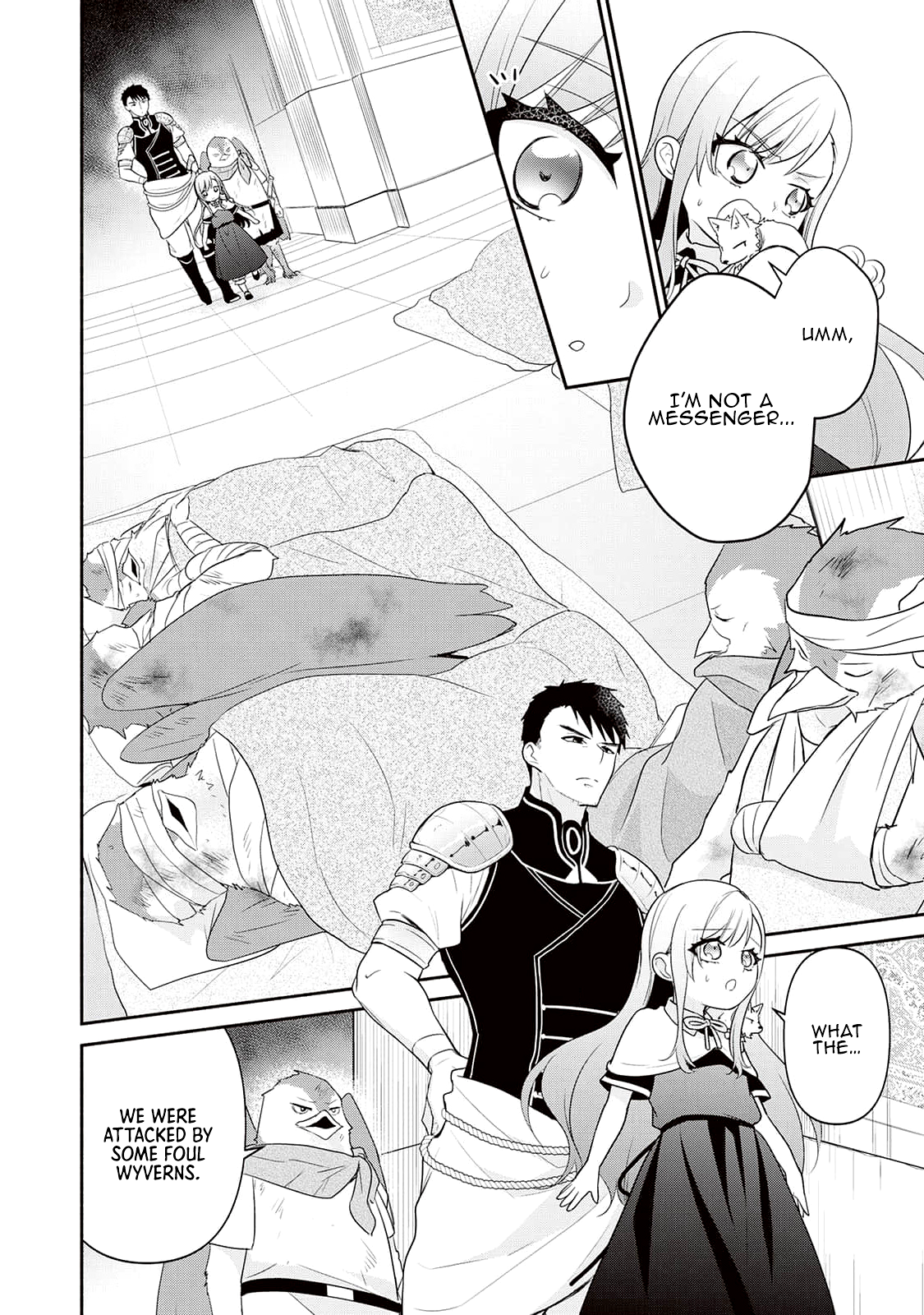 Tensei Youjo. Kamikemono to Ouji to, Saikyou no Ojisan Youhei-dan no Naka de Ikiru Chapter 5 - Page 12