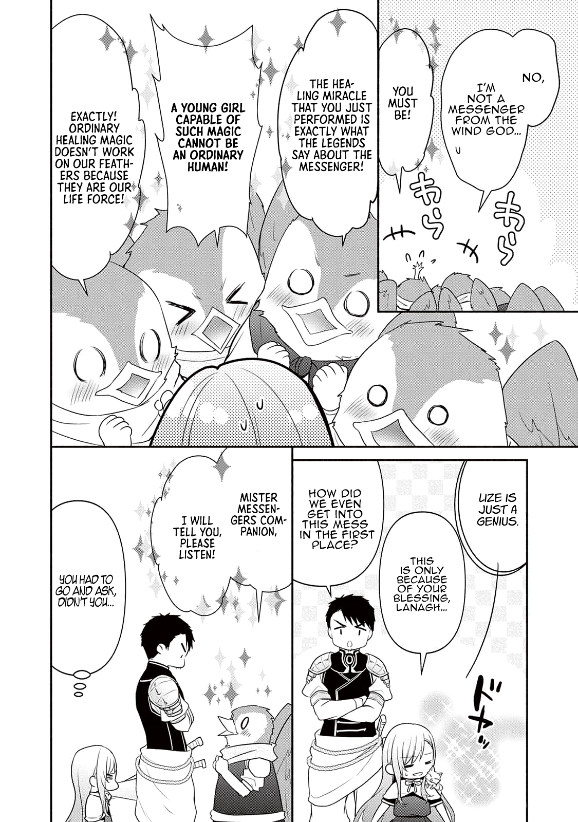 Tensei Youjo. Kamikemono to Ouji to, Saikyou no Ojisan Youhei-dan no Naka de Ikiru Chapter 5 - Page 14