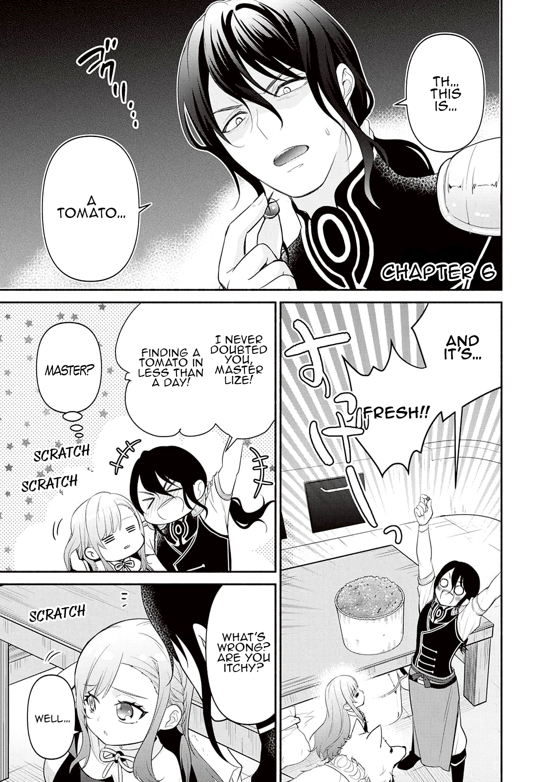 Tensei Youjo. Kamikemono to Ouji to, Saikyou no Ojisan Youhei-dan no Naka de Ikiru Chapter 6 - Page 1