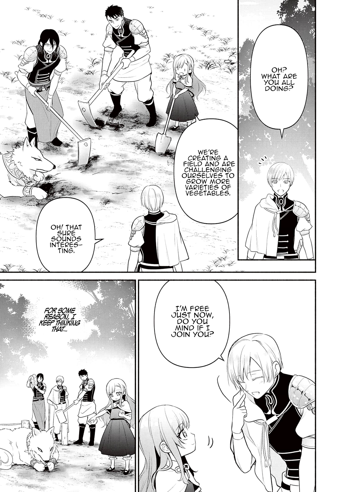 Tensei Youjo. Kamikemono to Ouji to, Saikyou no Ojisan Youhei-dan no Naka de Ikiru Chapter 6 - Page 17