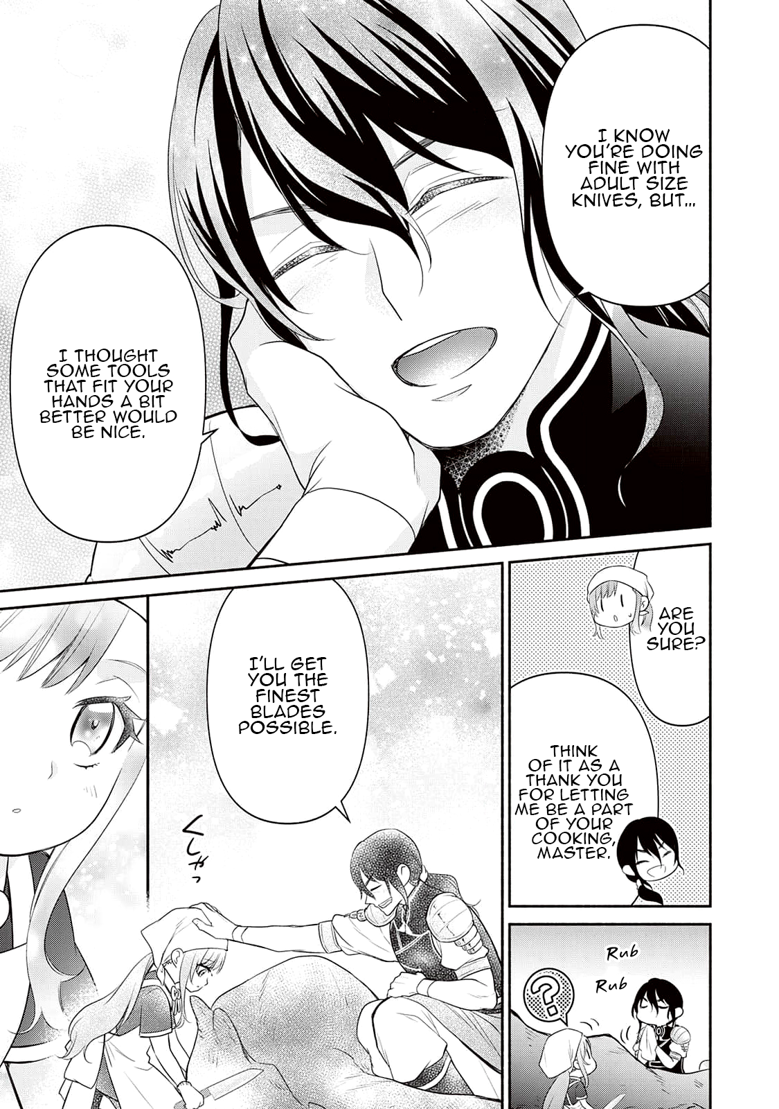 Tensei Youjo. Kamikemono to Ouji to, Saikyou no Ojisan Youhei-dan no Naka de Ikiru Chapter 6 - Page 9