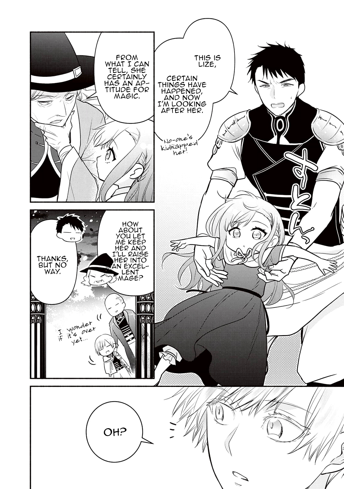 Tensei Youjo. Kamikemono to Ouji to, Saikyou no Ojisan Youhei-dan no Naka de Ikiru Chapter 7 - Page 14
