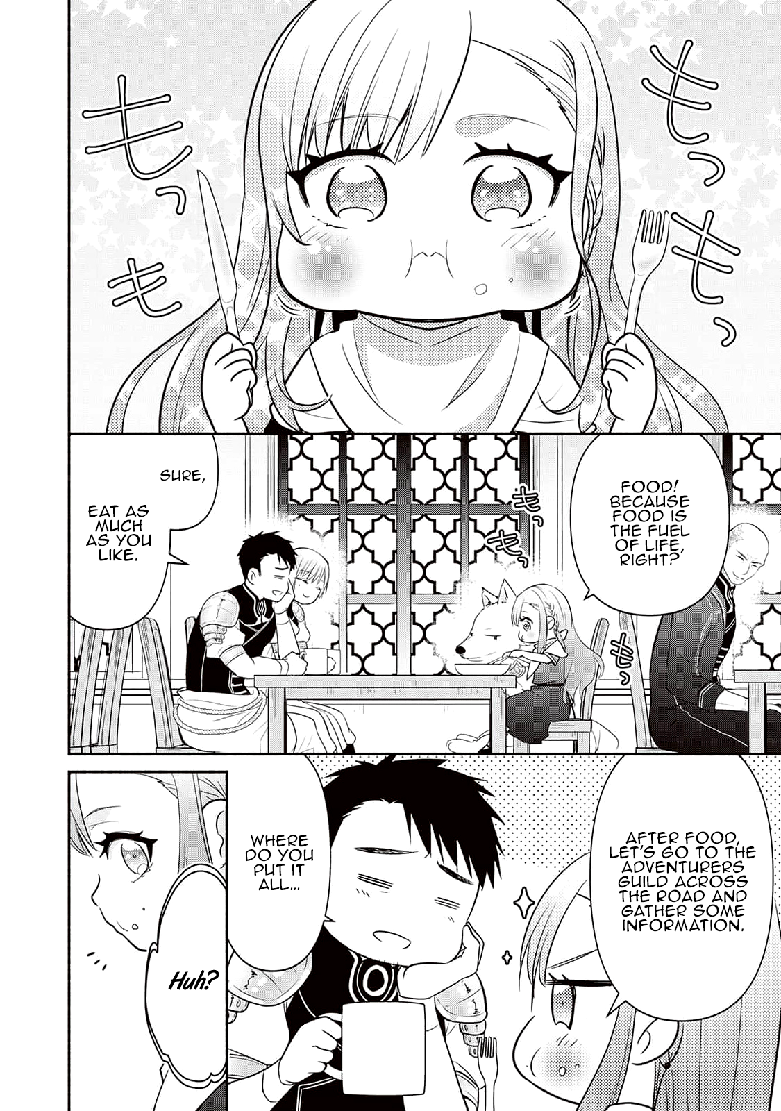 Tensei Youjo. Kamikemono to Ouji to, Saikyou no Ojisan Youhei-dan no Naka de Ikiru Chapter 7 - Page 22