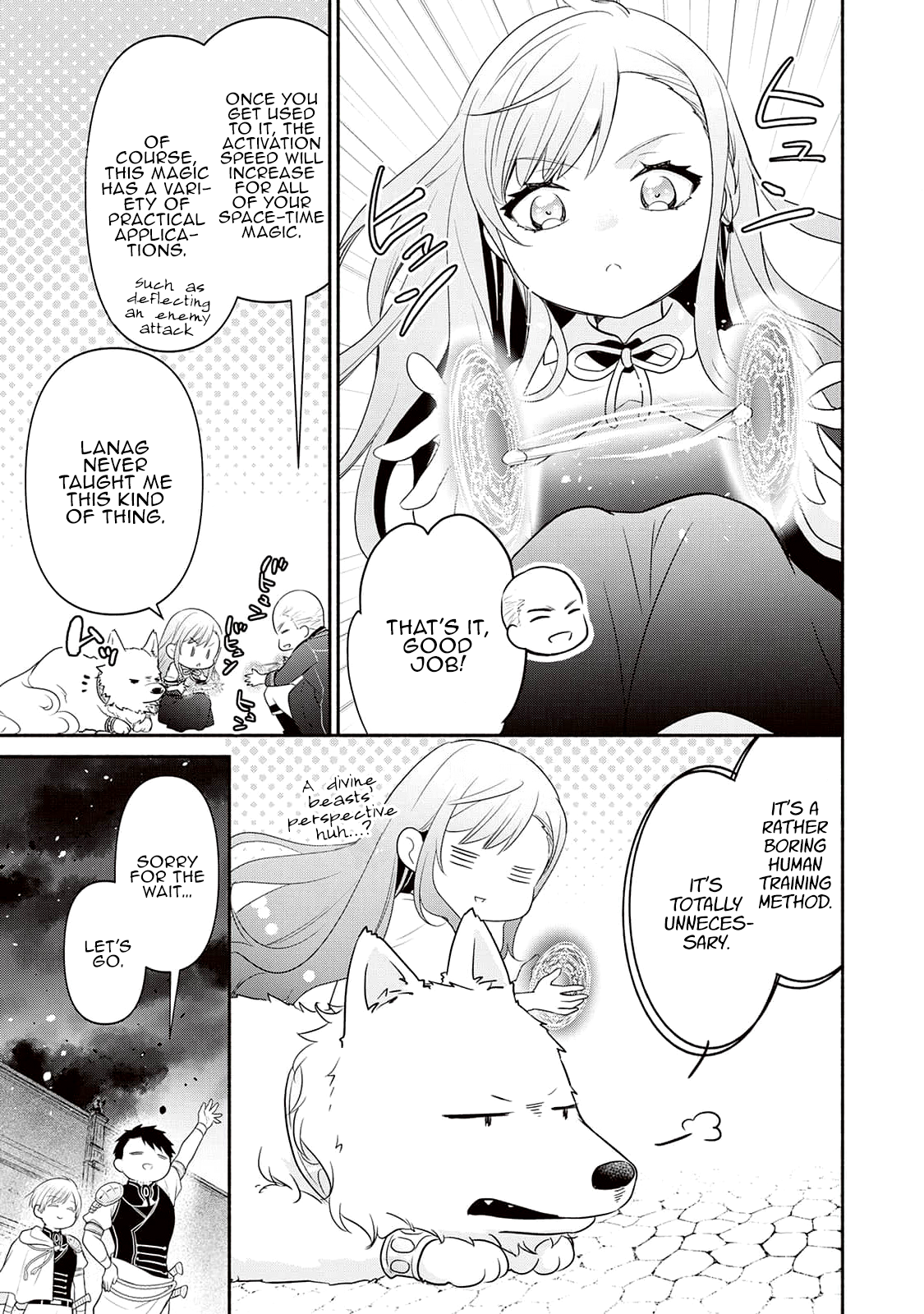 Tensei Youjo. Kamikemono to Ouji to, Saikyou no Ojisan Youhei-dan no Naka de Ikiru Chapter 7 - Page 7