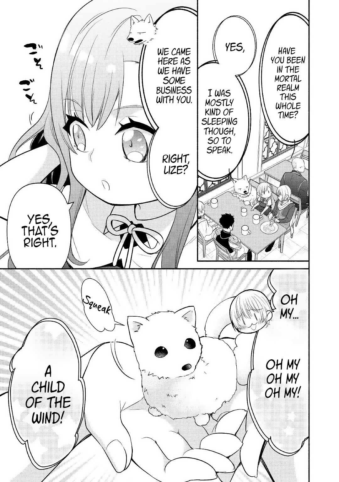 Tensei Youjo. Kamikemono to Ouji to, Saikyou no Ojisan Youhei-dan no Naka de Ikiru Chapter 8 - Page 3