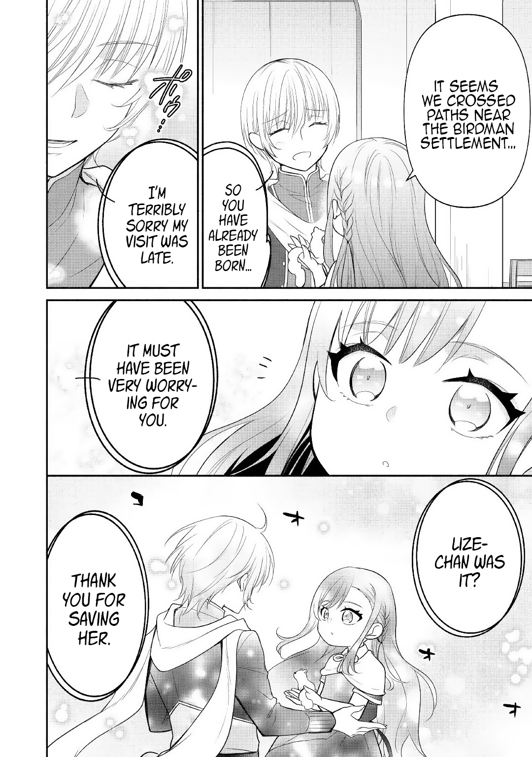 Tensei Youjo. Kamikemono to Ouji to, Saikyou no Ojisan Youhei-dan no Naka de Ikiru Chapter 8 - Page 4