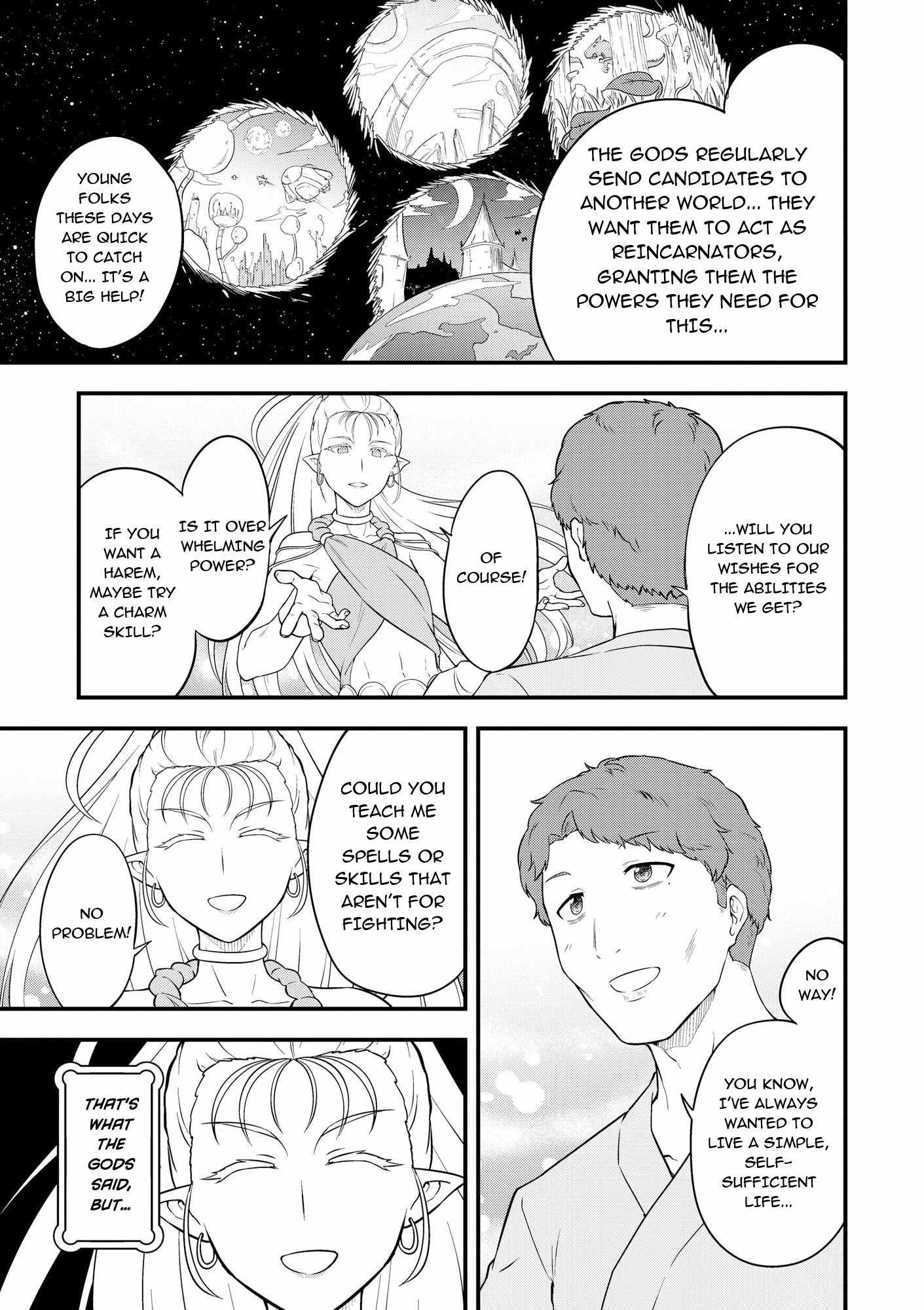 Tenseisha Wa Seken Shirazu Tokuten Skill De Slow Life!? Comic-ban Chapter 1 - Page 4