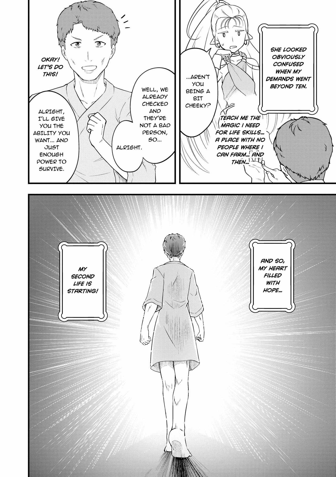 Tenseisha Wa Seken Shirazu Tokuten Skill De Slow Life!? Comic-ban Chapter 1 - Page 5