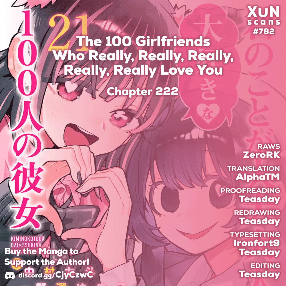 The 100 Girlfriends Who Really, Really, Really, Really, Really Love You Chapter 222 - Page 0