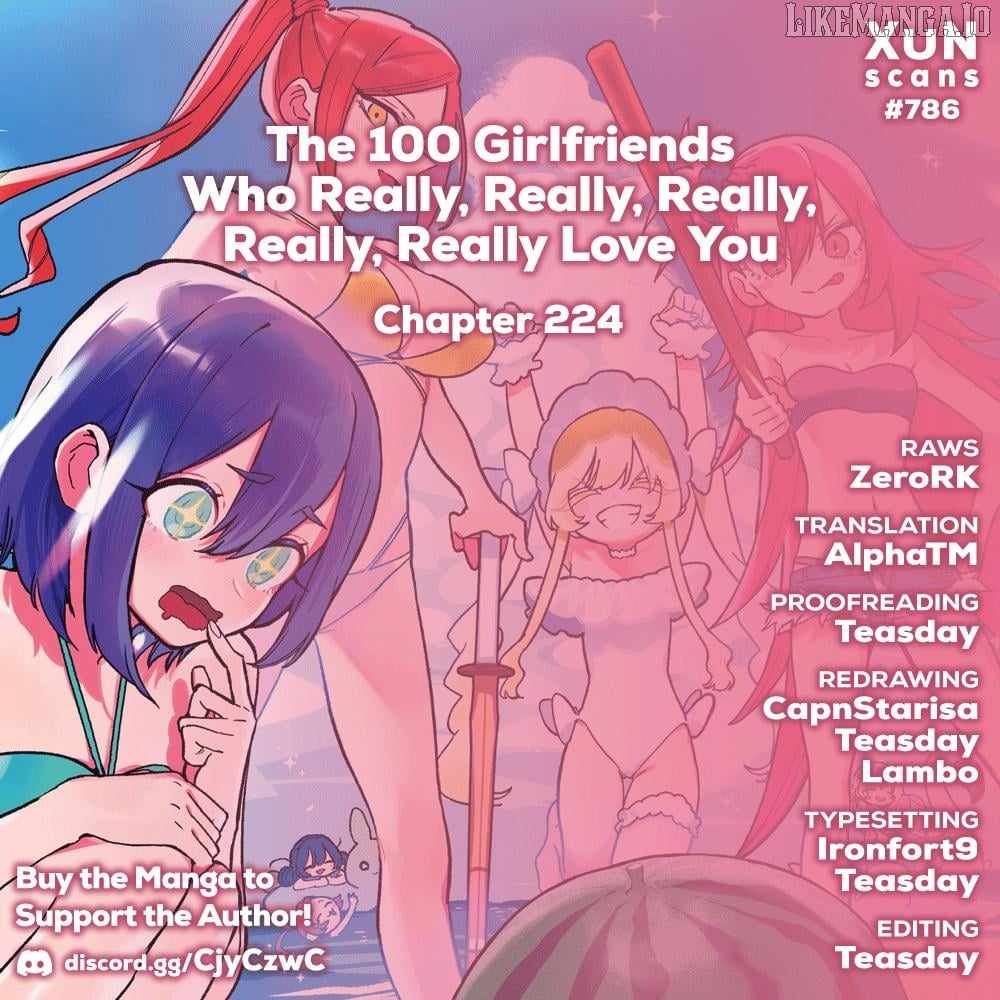 The 100 Girlfriends Who Really, Really, Really, Really, Really Love You Chapter 224 - Page 0