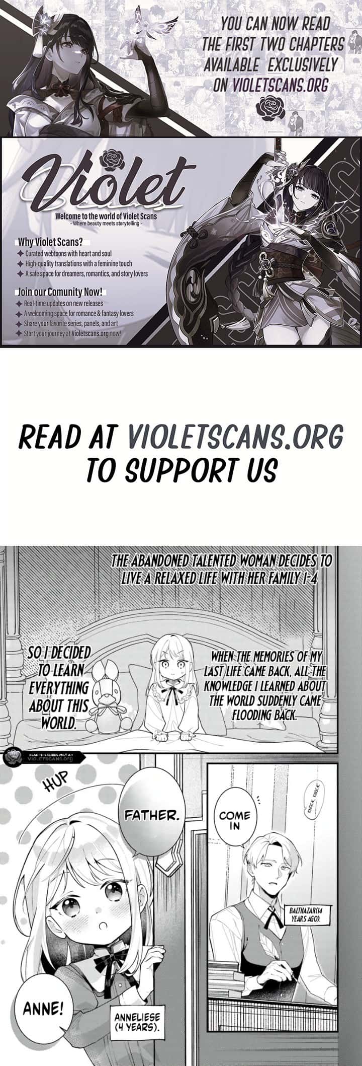 The Abandoned Talented Woman Decides to Live a Relaxed Life with Her Family Chapter 2.2 - Page 1