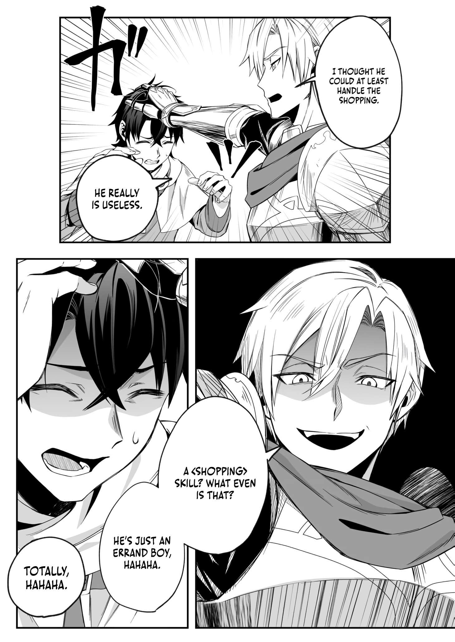 The Banished Errand Boy’s Invincible Equipment Powered by an SSS-Rank Shopping Skill ~Aiming to Be the Ultimate Party by Super-Enhancing Everything I Buy!~ Chapter 1 - Page 15