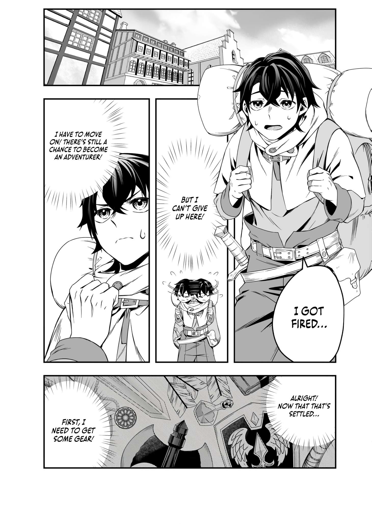 The Banished Errand Boy’s Invincible Equipment Powered by an SSS-Rank Shopping Skill ~Aiming to Be the Ultimate Party by Super-Enhancing Everything I Buy!~ Chapter 1 - Page 25